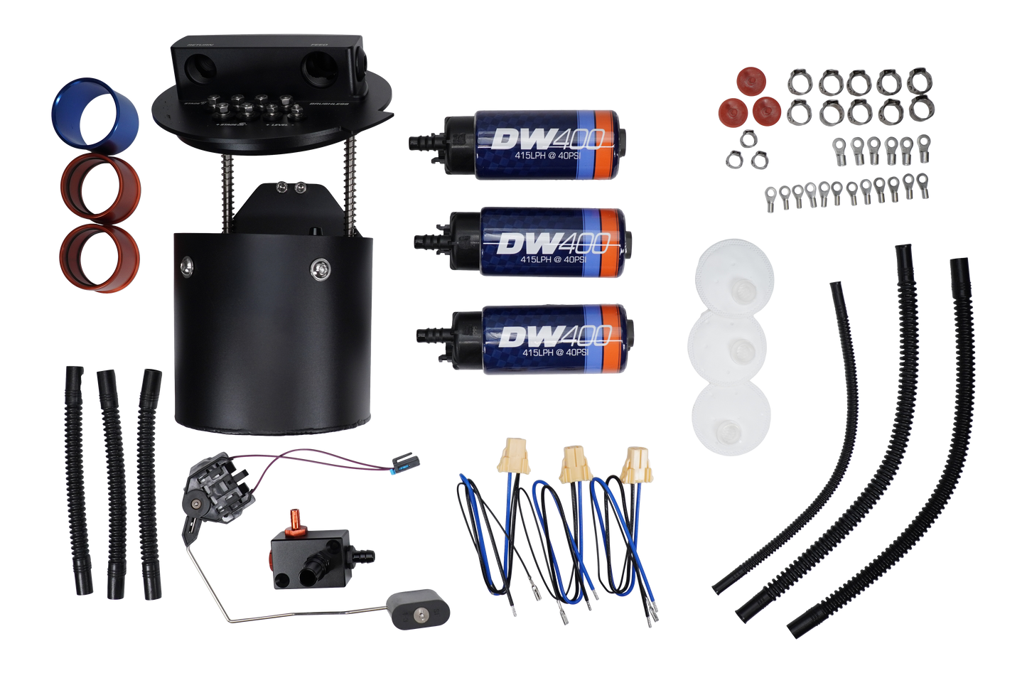 DeatschWerks X3 Fuel Pump Module w/DW400 Fuel pumps for 2011-24 Ford Mustang