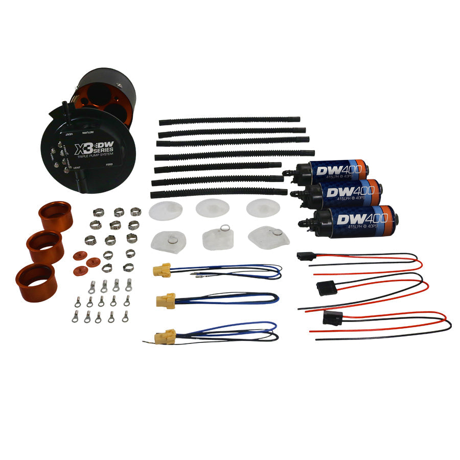 DeatschWerks X3 Fuel Pump Module w/DW400 Fuel pumps for 2015-25 Ford F-150