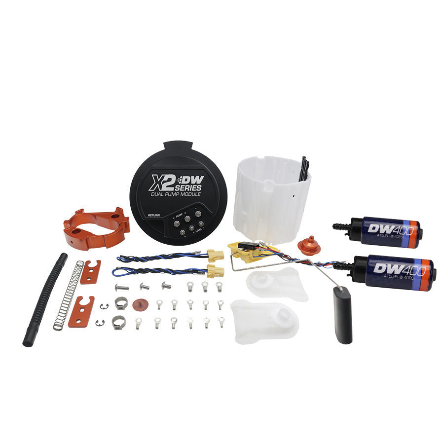 DeatschWerks X2 Fuel Pump Module w/DW400 Fuel pumps for 2006-19 Dodge Hemi