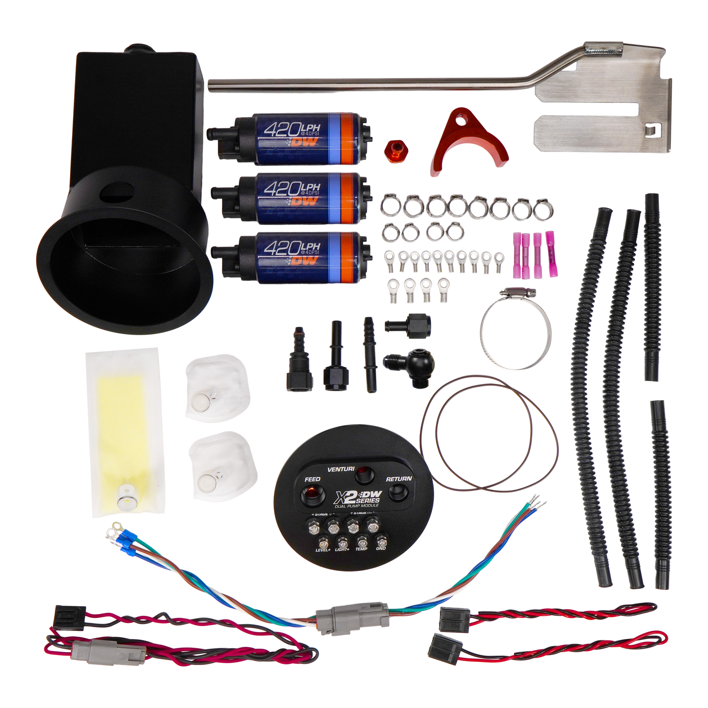 DeatschWerks Nissan Silvia and Skyline X2 Surge Module + DW420 Pumps
