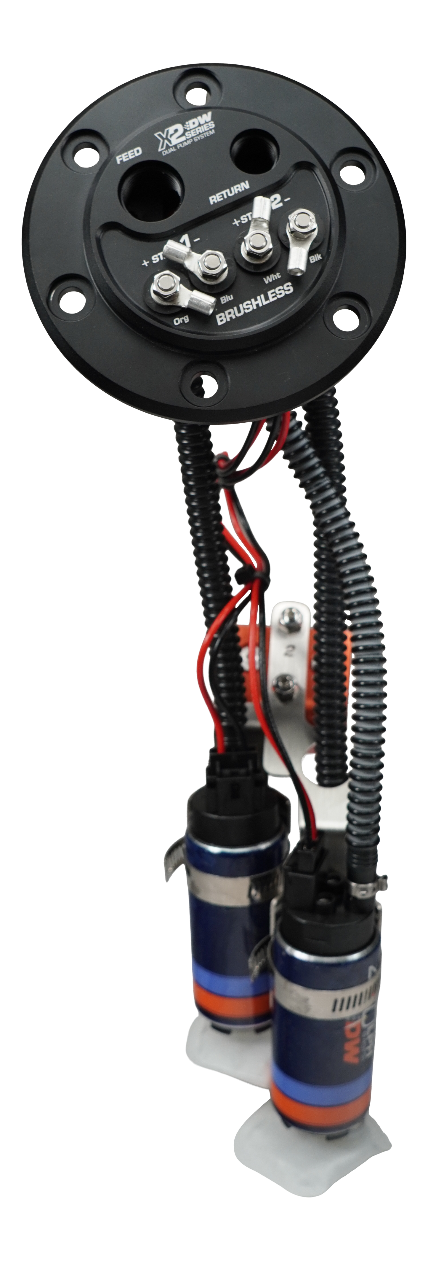 DeatschWerks X2 Fuel Pump Hanger w/DW420 Fuel pumps for Honda Civic and Integra