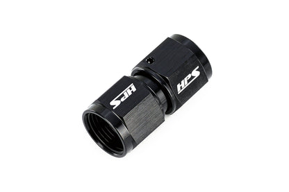 HPS Performance Products AN Female to Female Swivel Coupling Adapter, Aluminum, Black