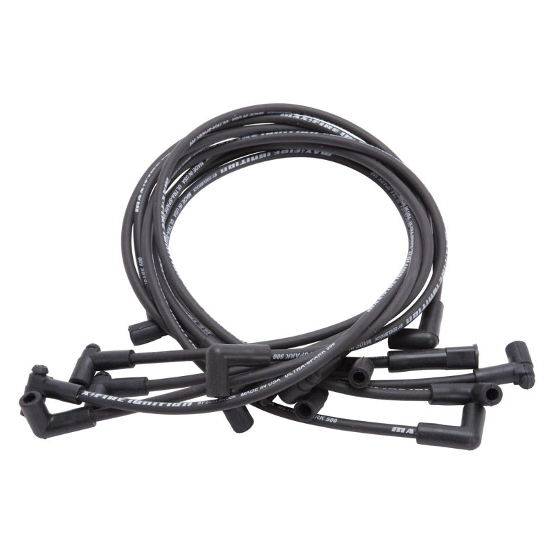 Edelbrock SPARK PLUG WIRE SET SBC 78-86 V8 HEI 500 ohm RESISTANCE BLACK 22703 Photo - Primary