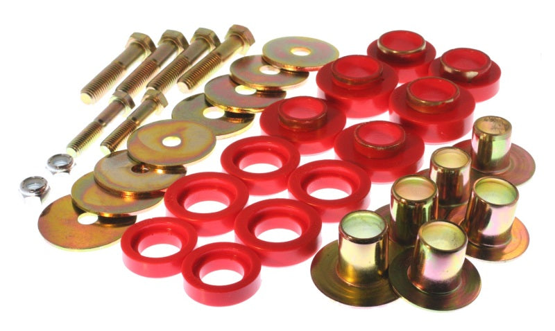 Energy Suspension Body Mount Set Red Chevrolet Camaro Base 1967-1981 3.4142R Photo - Primary
