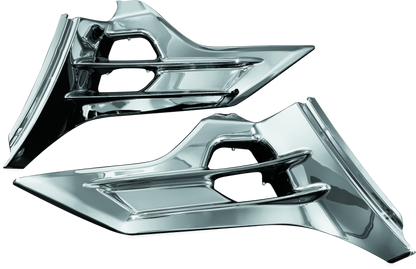 Kuryakyn Louverd Chr Battery Box Covers 7368 7368 Photo - Primary