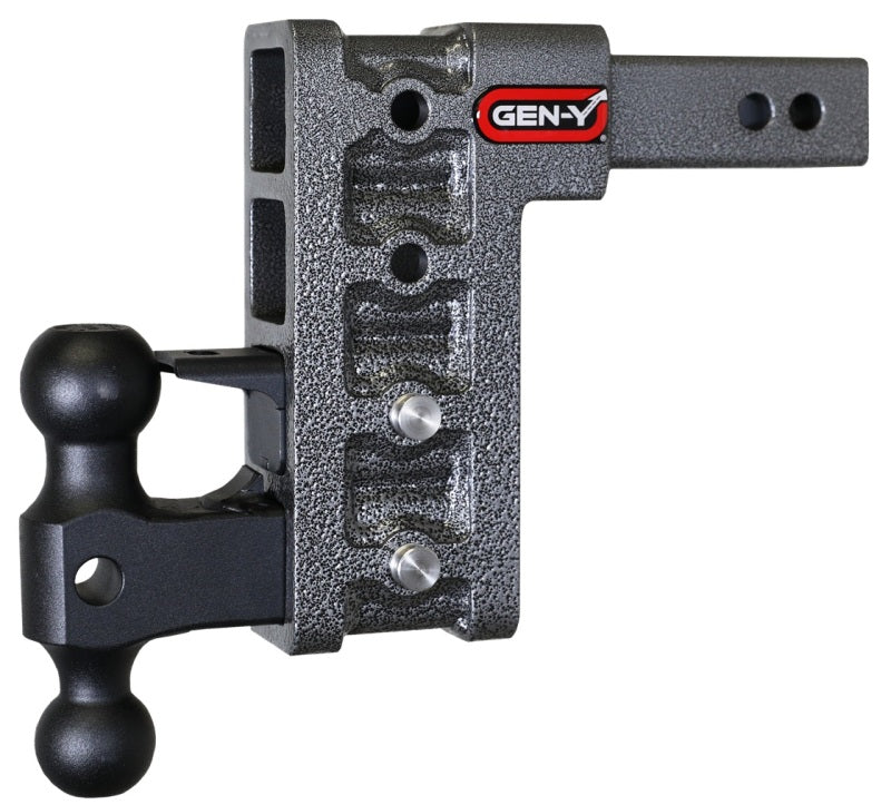 GEN-Y Hitch Gen-Y Mega Duty 2in Shank 7.5in Drop 2K TW 16K Hitch w/GH-051 Dual-Ball/GH-032 Pintle Lock GH-524 GH-524 User 1