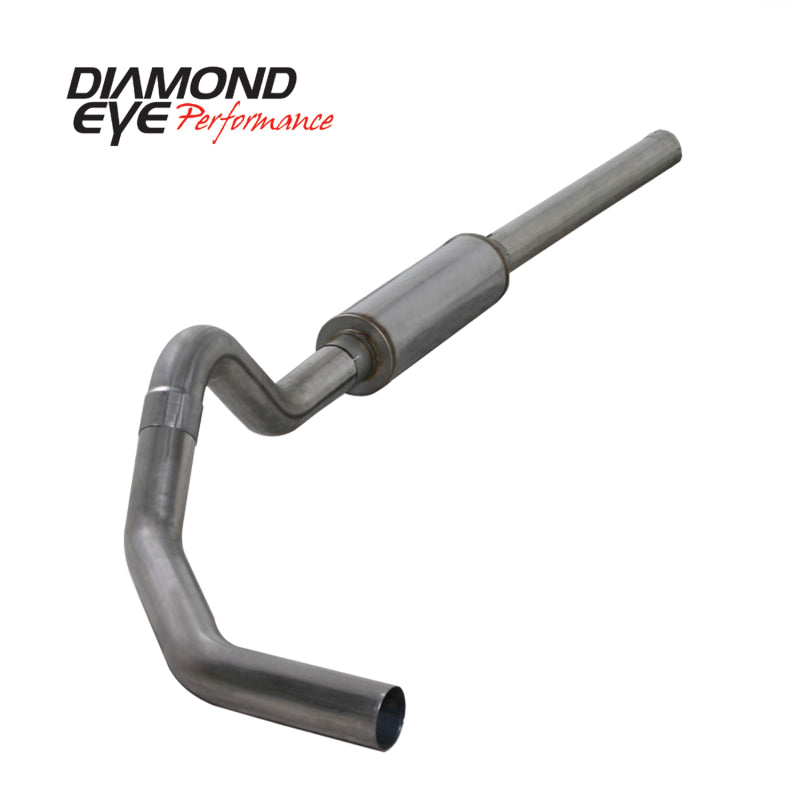 Diamond Eye Performance Diamond Eye KIT 4in CB MFLR RPLCMENT PIPE SGL SS: 2004.5-2007.5 DODGE CUMMINS 600 K4234S-RP K4234S-RP Photo - Unmounted