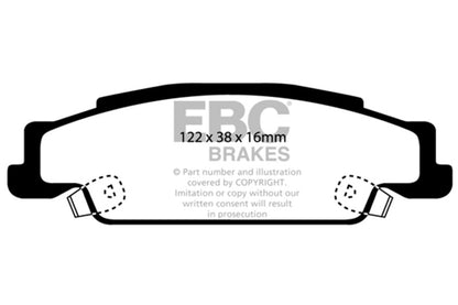 EBC Disc Brake Pad Set DP31646C Photo - Primary