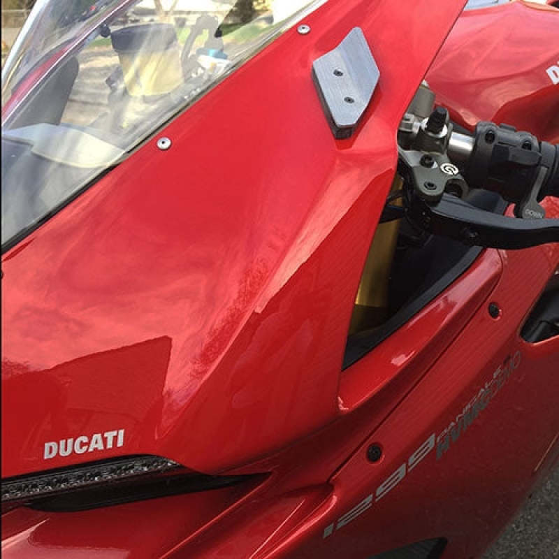 New Rage Cycles Ducati 959 Panigale Mirror Signal - Silver 959-MBO-A 959-MBO-A Photo - Primary
