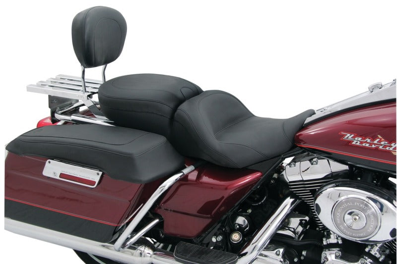 Mustang Motorcycle Mustang 97-21 Harley Touring Sissy Bar Pad (12 inch x 9 inch) - Black 79071 79071 Photo - Primary