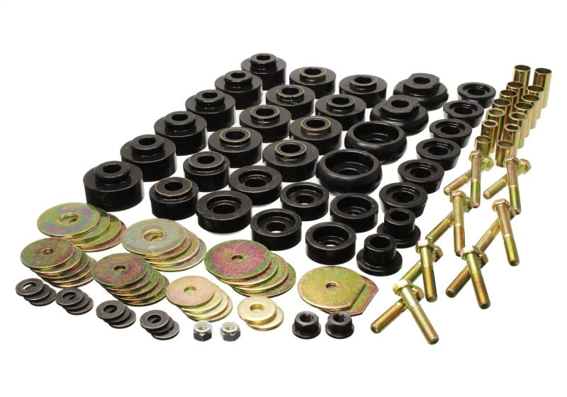 Energy Suspension 68-70 Chevrolet Biscayne/Bel Air/Caprice/Impala Body Mount Set w/ Hardware - Black 3.4173G 3.4173G Photo - Primary