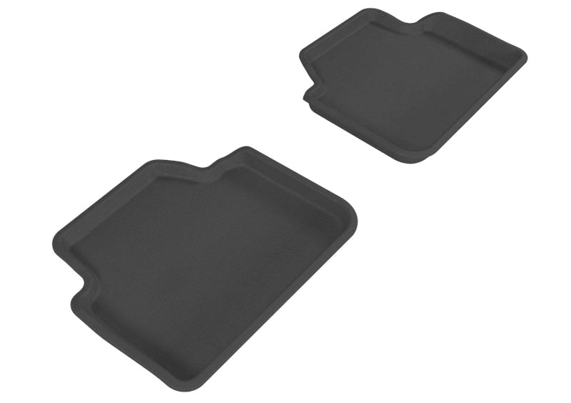 3D MAXpider 2006-2011 BMW 3 Series/X3 E90/E83 Kagu 2nd Row Floormats - Black L1BM00621509 L1BM00621509 Photo - Primary