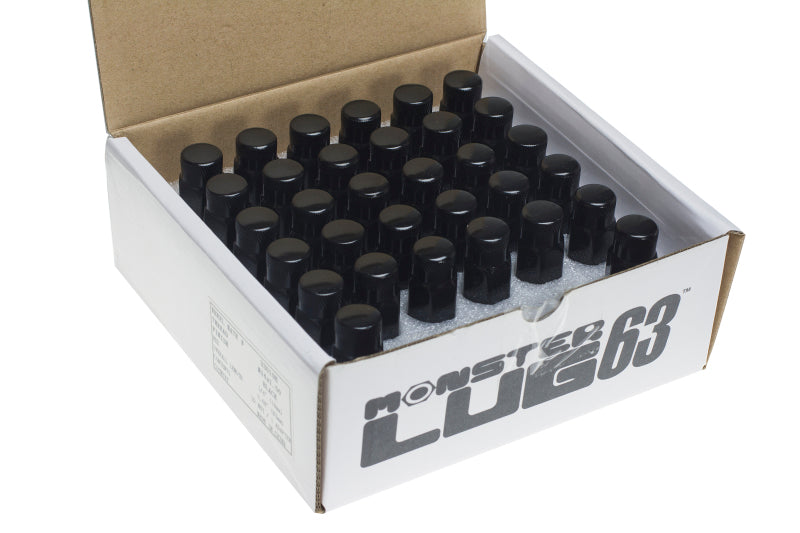 Wheel Mate Monster Lug 63 Nut Set of 32 - Black 14x1.50 33010B 33010B Photo - Primary