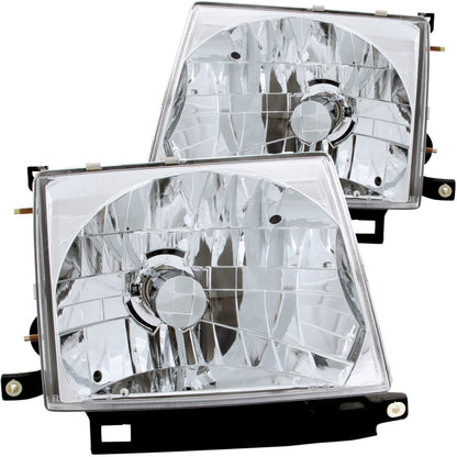 Anzo 1997-2000 Toyota Tacoma Crystal Headlights Chrome 121132 Photo - Primary