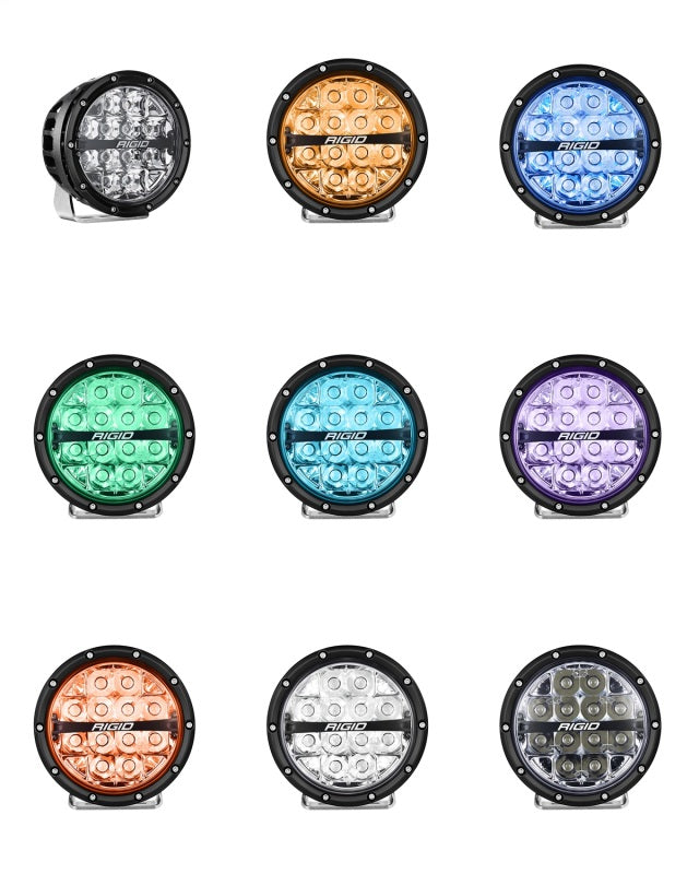 Rigid Industries 360-Series 6in LED Off-Road Drive Beam - RGBW (Pair) 36411 36411 Photo - Unmounted