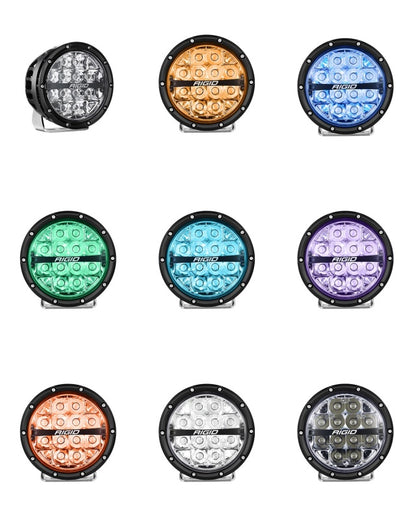 Rigid Industries 360-Series 6in LED Off-Road Drive Beam - RGBW (Pair) 36411 36411 Photo - Unmounted