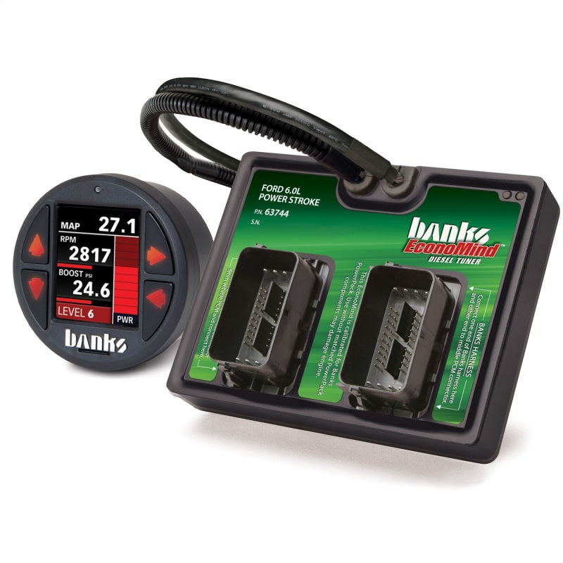 Banks Power 03-07 Ford F-250/F-350 6.0L Economind Diesel Tuner w/ Banks iDash-1.8 61421 61421 Photo - Primary