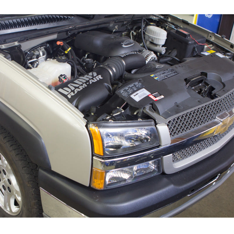 Banks Power 99-08 Chev/GMC 1500-W/Elec Fan Ram-Air Intake System - Dry Filter 41802-D Photo - Mounted