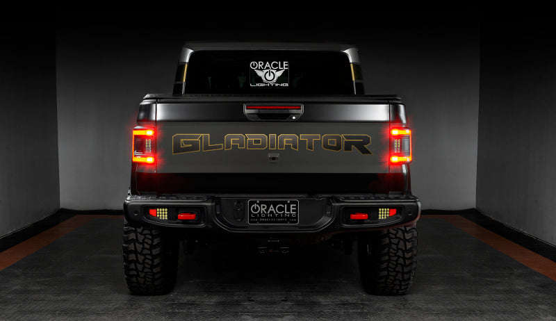 ORACLE Lighting Oracle 2020+ Jeep Gladiator JT Flush Mount LED Tail Lights -  Tinted Lens 5882-504-T 5882-504-T Photo - lifestyle view