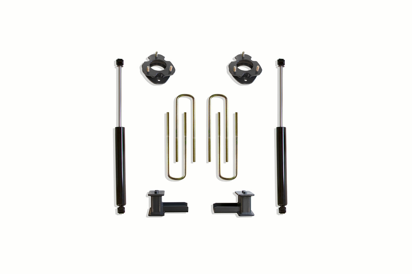 Maxtrac 0.5in Spacers, 4in Blocks/ U-Bolts - Maxtrac Shocks 904140