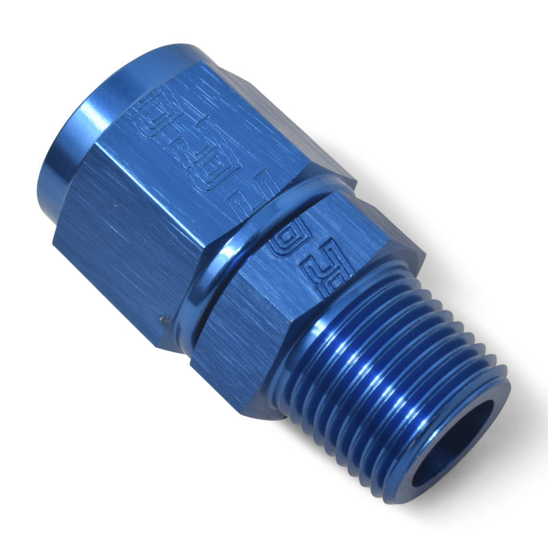 Russell AN Female To Male NPT - Blue 614210 Photo - out of package