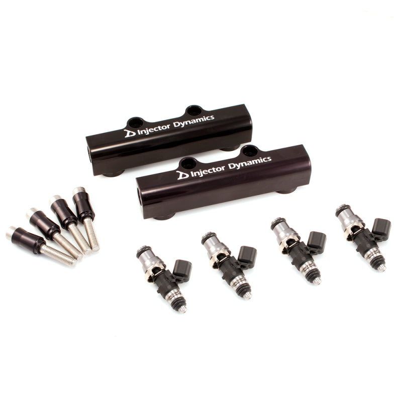 Injector Dynamics ID1050x, for STi 04-06 / Turbo. Top-feed Conversion Kit. Dual Billet 1050.18.01.48.14.4 Photo - Primary