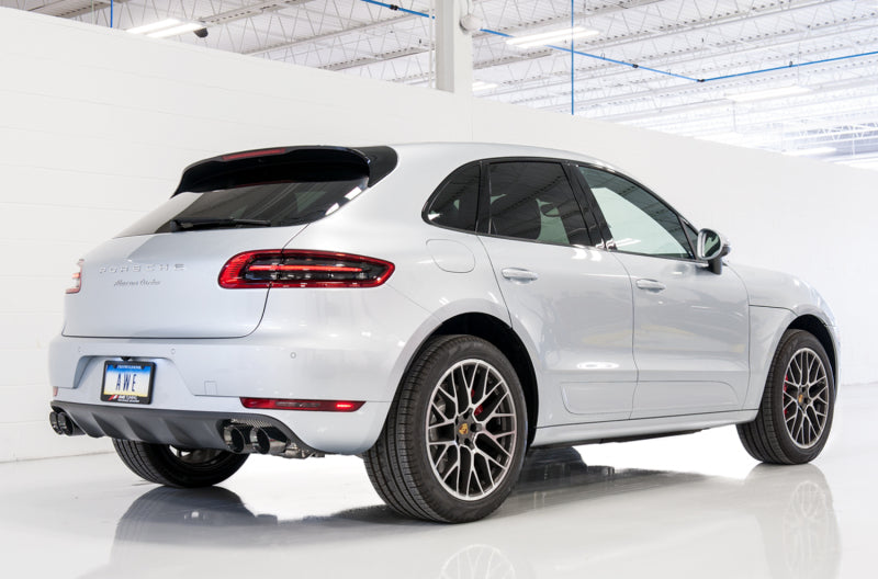 AWE Tuning Porsche Macan Touring Edition Exhaust System - Diamond Black 102mm Tips 3015-43072 3015-43072 Photo - Mounted