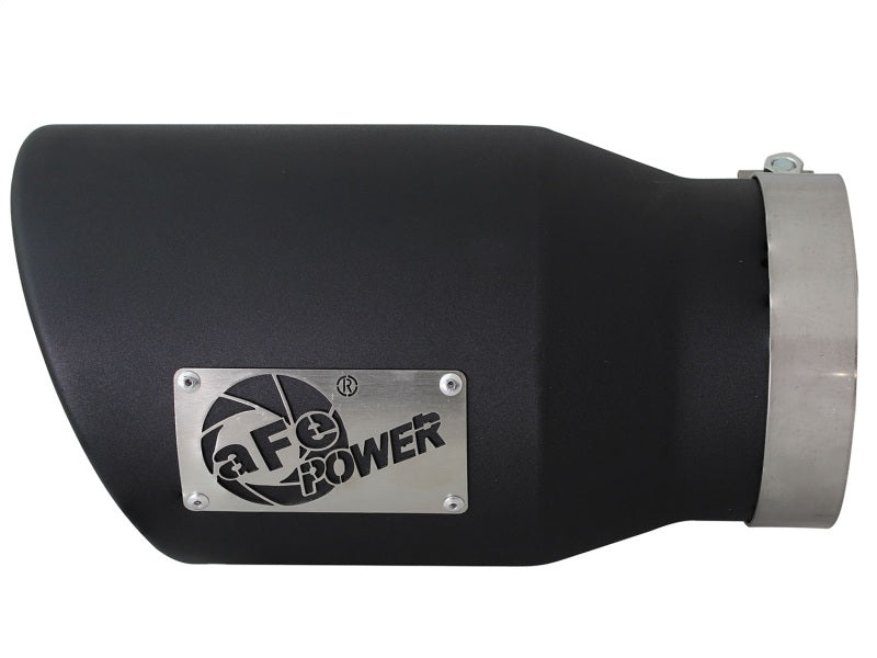 aFe MACH Force-Xp 5in 409 Stainless Steel Exhaust Tip: 5 In x 7 Out x 12L 49T50702-B12 Photo - Unmounted