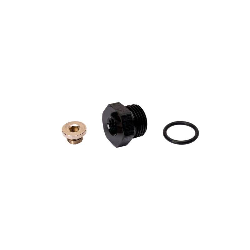 Fleece Performance Universal 3/4-16in O-Ring to 1/8in NPT Adapter w/1/8in NPT Plug FPE-APT-34-18NPT FPE-APT-34-18NPT User 1