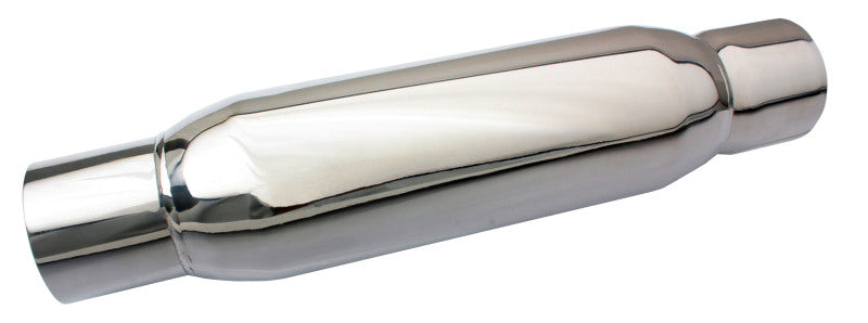 Moroso Muffler, Spiral Flow, 3.5 In Diameter, Stainless Steel 94056 Photo - Primary