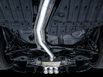 AWE Tuning 2023 Honda Civic Type R FL5 Touring Edition Exhaust w/ Triple Chrome Silver Tips 3015-52287 3015-52287 Photo - Mounted