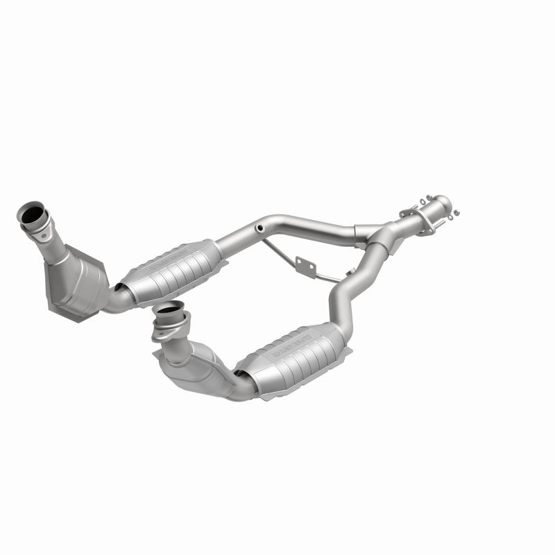 MagnaFlow Ford Mustang HM Grade Federal / EPA Compliant Direct-Fit Catalytic Converter 93344 360 Degree Image Set