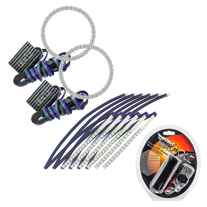 ORACLE Lighting Oracle 15-17 Ford Mustang V6/GT/Shelby DRL Upgrade w/ Halo Kit - ColorSHIFT 2267-330 2267-330 Photo - Primary