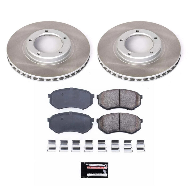 PowerStop Power Stop 95-04 Toyota Tacoma Front Semi-Coated Rotor Kit SC1232 SC1232 Photo - Primary