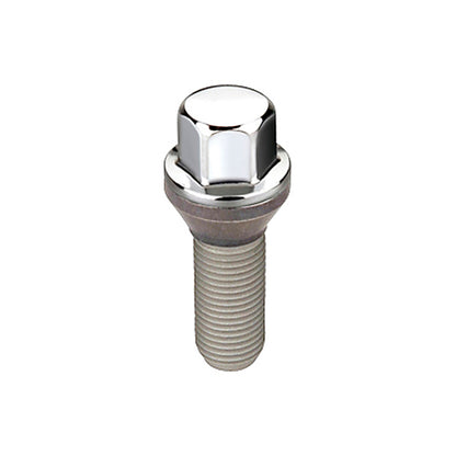 McGard Hex Lug Bolt (Cone Seat) M14X1.5 / 17mm Hex / 28.0mm Shank Length (Box of 50) - Chrome 69700 69700 Photo - Primary