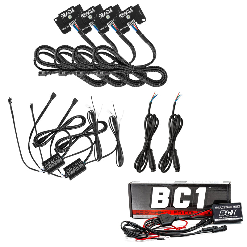 ORACLE Lighting Oracle Jeep Wrangler JL/Gladiator JT RGB+W Headlight DRL Upgrade Kit - ColorSHIFT w/ BC1 Controller 1346-335 1346-335 Photo - Primary