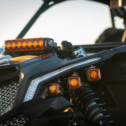 Rigid Industries 2017+ Can-Am Maveric X3 Revolve Headlight Kit 41637 41637 Photo - Mounted