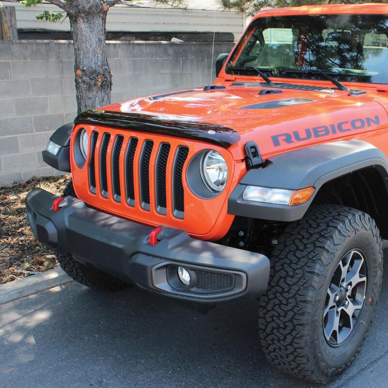 Westin 2018 Jeep Wrangler JL Wade Platinum Bug Shield - Smoke 72-90152 72-90152 Photo - Mounted