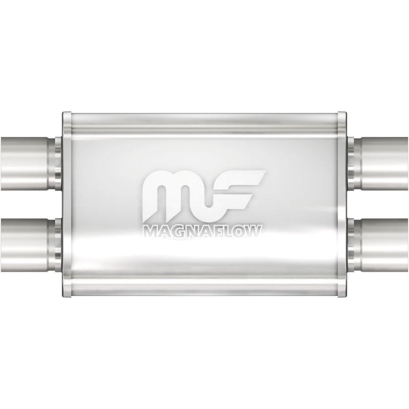 MagnaFlow 4" X 9" Oval Dual/Dual Straight Through Performance Muffler 11378 Photo - Primary
