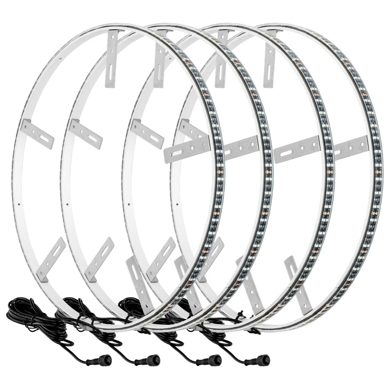 ORACLE Lighting Oracle LED Illuminated Wheel Rings - Double LED - Red 4228-003 4228-003 Photo - Primary