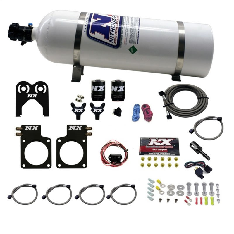 Nitrous Express Nissan GT-R Nitrous Plate Kit (35-300HP) w/15lb Bottle 20717-15 20717-15 Photo - Primary