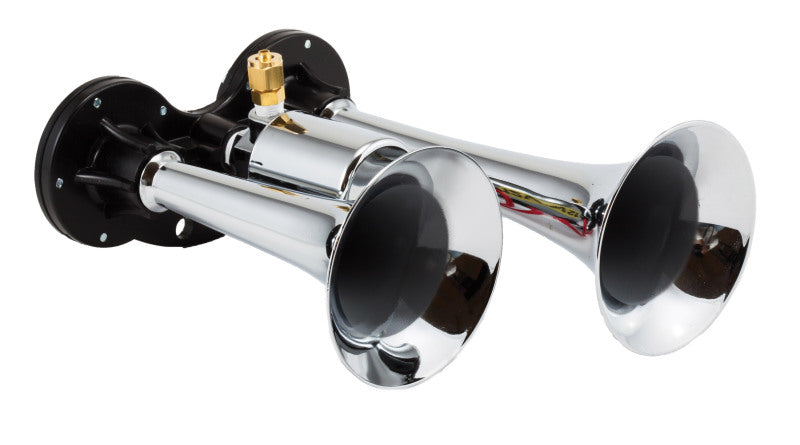 Kleinn Air Horns Kleinn Chrome Dual Horn/ 6.5In/5In - Chrome-Plated Zinc Alloy 99 99 Photo - Primary