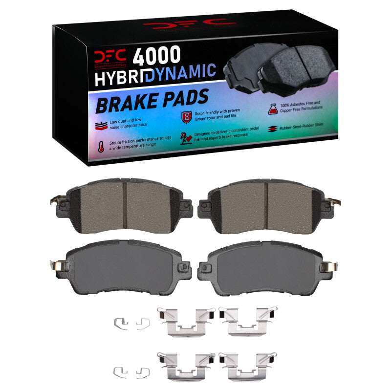 DFC DFC 4000 HybriDynamic Brake Pads Brakes, Rotors & Pads Brake Pads - OE main image