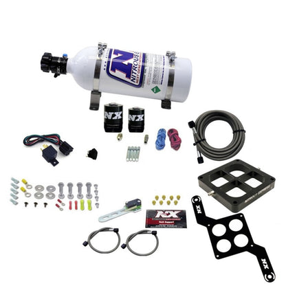 Nitrous Express Dominator Single Entry Billet Crossbar RNC Nitrous Kit (250-750HP) w/5lb Bottle 63870-05 63870-05 Photo - Primary