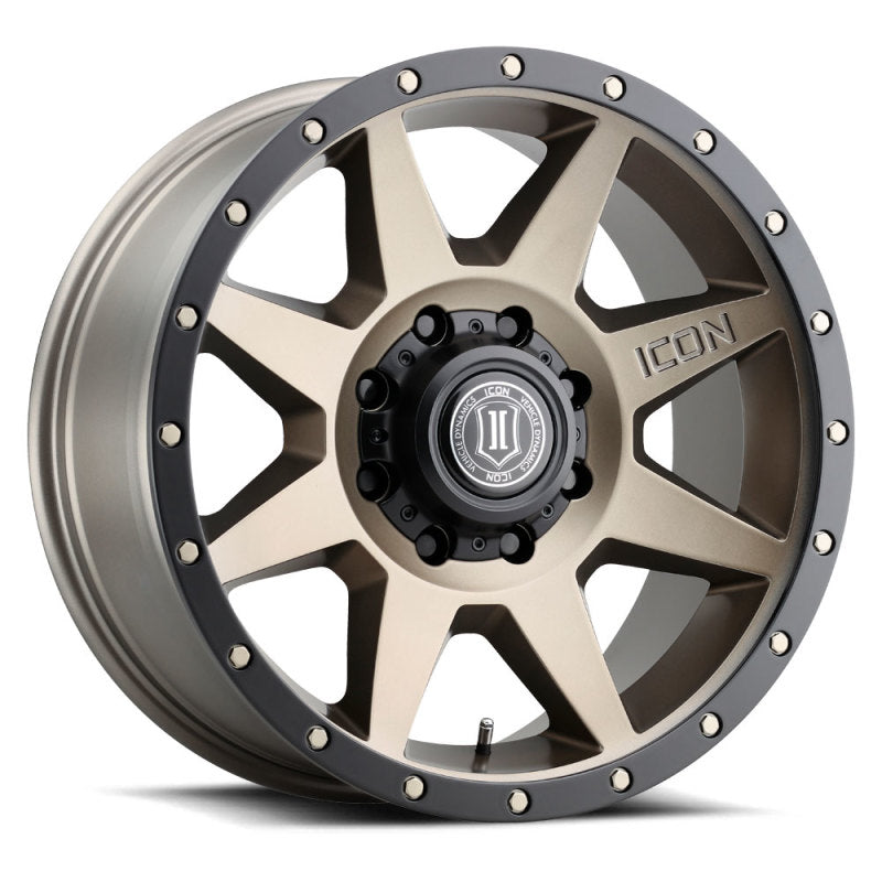 ICON Rebound 20x9 8x180 12mm Offset 5.5in BS Bronze Wheel 1820908955BR 1820908955BR Photo - Primary