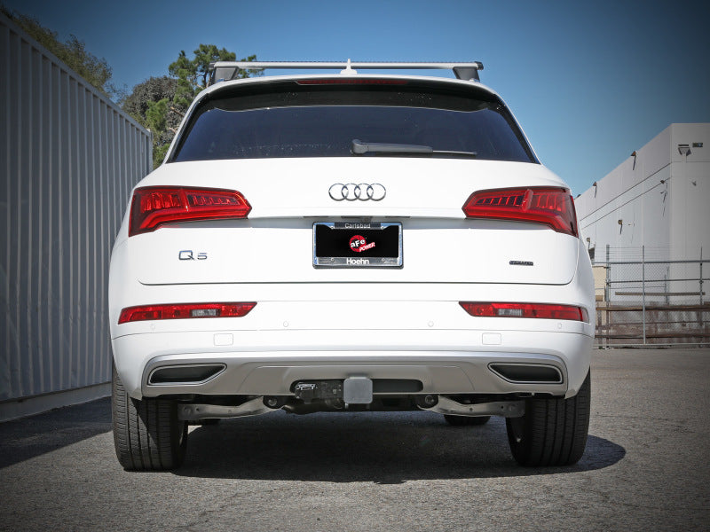 aFe MACH Force-Xp 17-21 Audi Q5 L4-2.0L (T) 3in to 2.5in Stainless Steel Cat-Back Exhaust System 49-36447 49-36447 Photo - Mounted