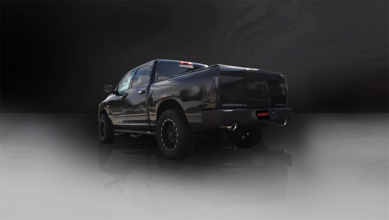 Corsa Performance 09-14 Dodge Ram 1500 4.7L Quad/Crew Cab/Short Bed Polished Dual Exit 14405 Photo - Mounted