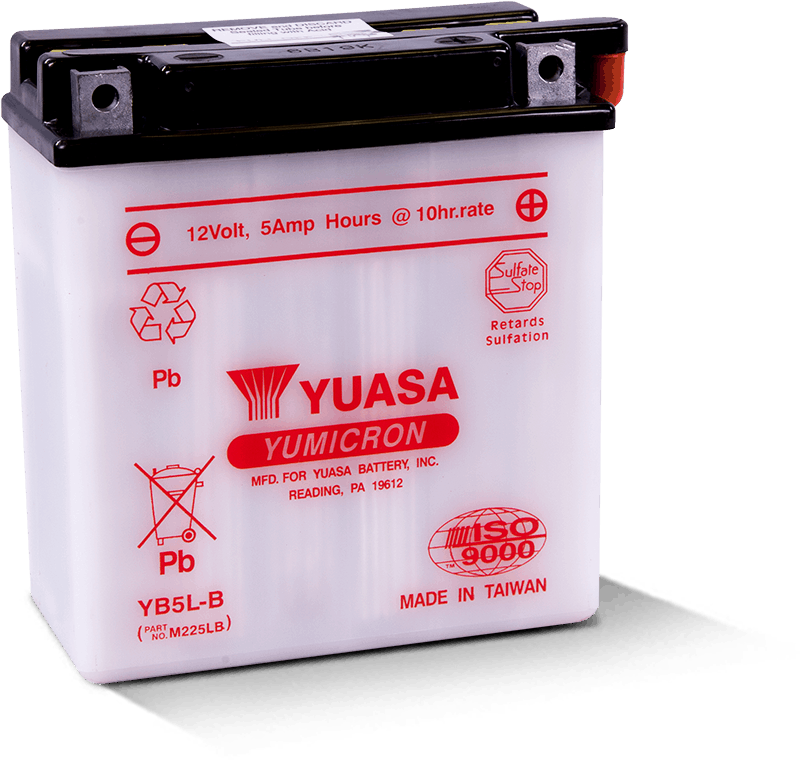 Yuasa Battery Yuasa YB5L-B Yumicron 12 Volt Battery YUAM225LB