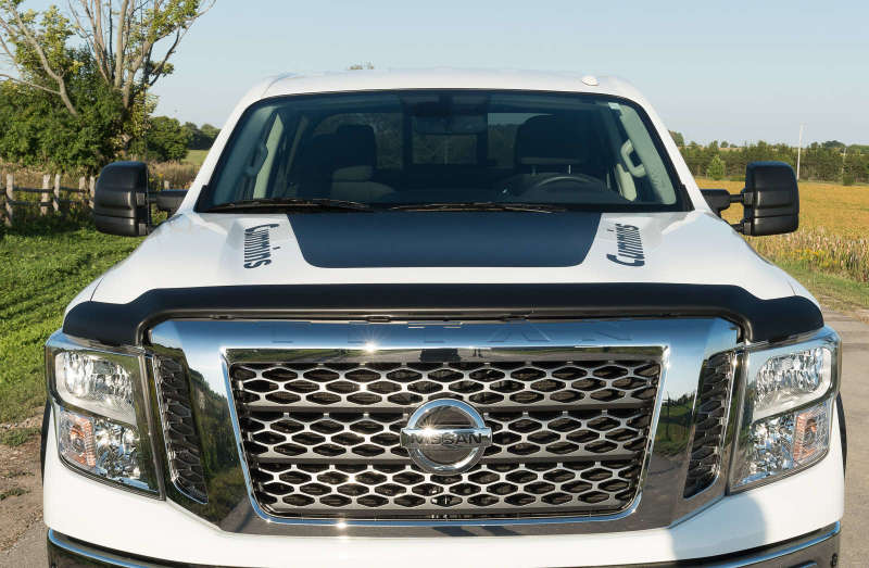 EGR 16+ Nissan Titan XD Superguard Hood Shield - Matte 305905 305905 Photo - Mounted