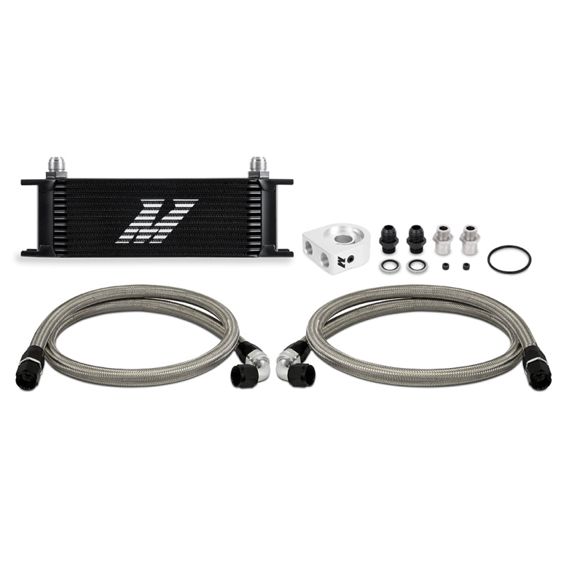 Mishimoto Universal 13 Row Oil Cooler Kit (Black) MMOC-U13BK MMOC-U13BK Photo - Primary